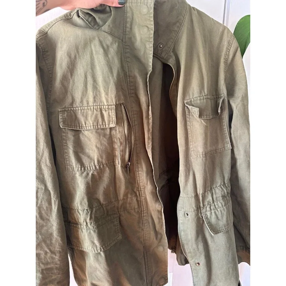 Women’s size Large Navy Green jacket - Picture 4 of 6